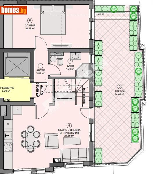 Тристаен, 171m² - Жк. Зона Б19, София - Апартамент за продажба - МИРЕЛА - 114607214