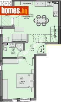 Тристаен, 143m² - Апартамент за продажба - 114607217
