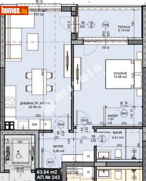 Двустаен, 72m² - Кв. Галата, Варна - Апартамент за продажба - МИРЕЛА - 114607232