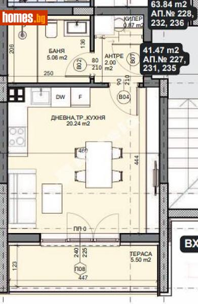 Едностаен, 47m² - Кв. Галата, Варна - Апартамент за продажба - МИРЕЛА - 114607233
