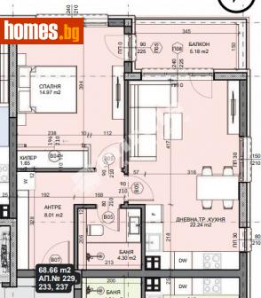 Двустаен, 78m² - Апартамент за продажба - 114607235