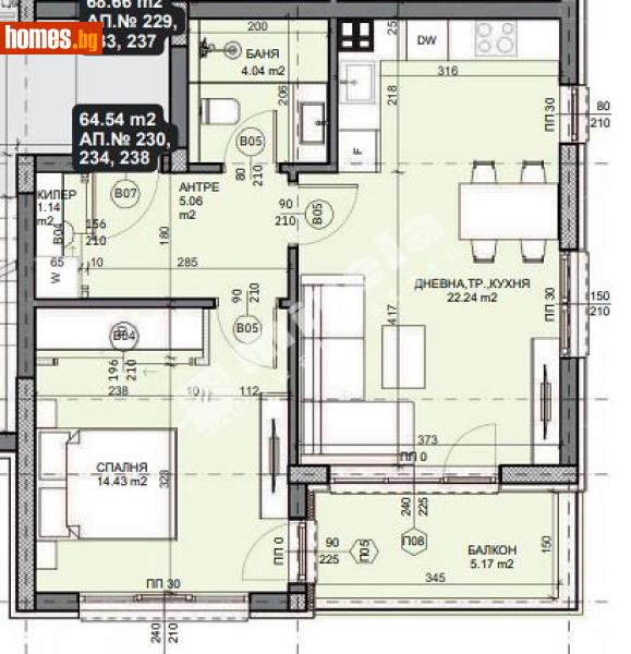 Двустаен, 73m² - Кв. Галата, Варна - Апартамент за продажба - МИРЕЛА - 114607236