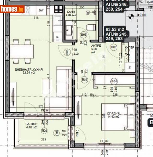 Двустаен, 72m² - Кв. Галата, Варна - Апартамент за продажба - МИРЕЛА - 114607237