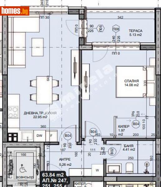 Двустаен, 72m² - Кв. Галата, Варна - Апартамент за продажба - МИРЕЛА - 114607245