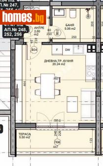 Едностаен, 47m² - Апартамент за продажба - 114607246