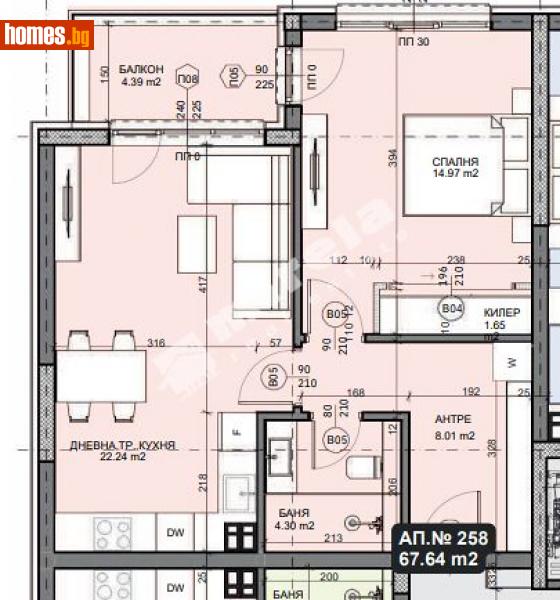 Двустаен, 77m² - Кв. Галата, Варна - Апартамент за продажба - МИРЕЛА - 114607248