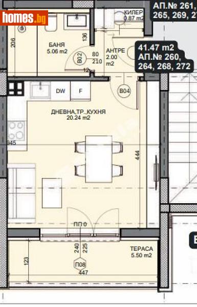 Едностаен, 47m² - Кв. Галата, Варна - Апартамент за продажба - МИРЕЛА - 114607251