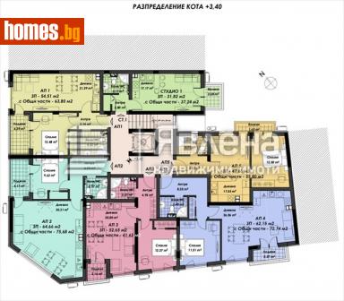 Двустаен, 72m² - Апартамент за продажба - 114607428