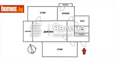 Тристаен, 105m² - Апартамент за продажба - 114607465