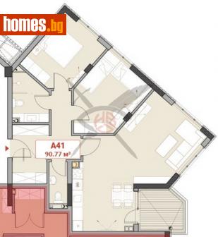 Тристаен, 108m² - Апартамент за продажба - 114609164