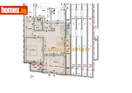 Тристаен, 97m² - Апартамент за продажба - 114616557