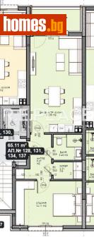 Двустаен, 72m² - Апартамент за продажба - 114619233