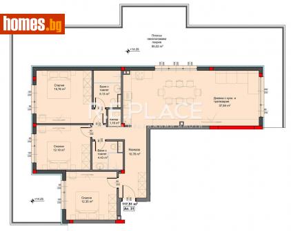 Четиристаен, 226m² - Апартамент за продажба - 114619236