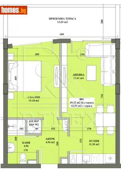 Двустаен, 79m² - Кв. Манастирски Ливади, София - Апартамент за продажба - Римекс Имоти - 114619361