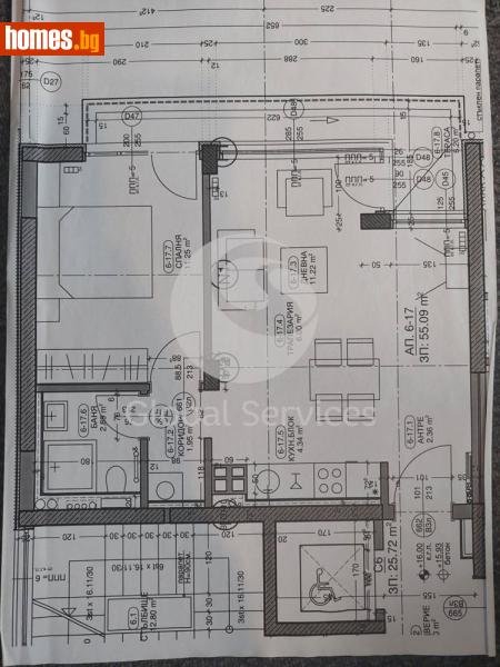 Двустаен, 63m² - Жк. Люлин 5, София - Апартамент за продажба - Глобъл Сървисиз ООД - 114619835