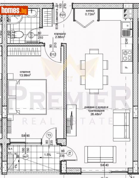 Двустаен, 66m² - Жк. Възраждане, Варна - Апартамент за продажба - ИМОТИ ПРЕМИЕР - 114628868
