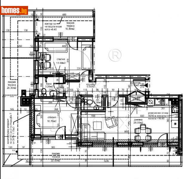 Тристаен, 132m² - Жк. Христо Смирненски, Пловдив - Апартамент за продажба - Римекс Имоти - 114633582