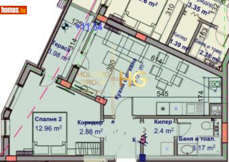 Двустаен, 63m² - Жк. Възраждане, Варна - Апартамент за продажба - Холдинг Груп Недвижими Имоти  - 114634616