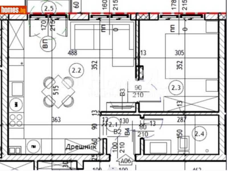 Двустаен, 60m² -  Кайсиева Градина, Варна - Апартамент за продажба - ИМОТЕКА АД - 114659581