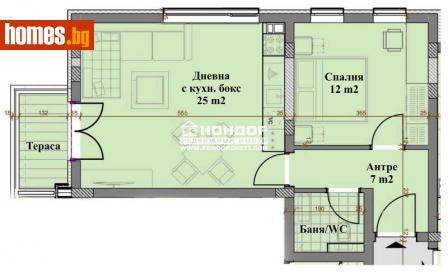 Двустаен, 75m² - Апартамент за продажба - 114660436