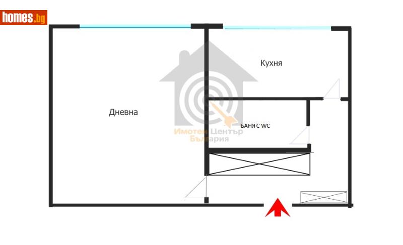 Двустаен, 47m² - Жк. Дружба 1, София - Апартамент за продажба - Имотен Център - 114675373