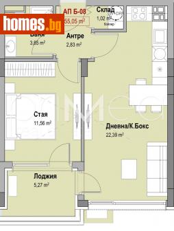 Двустаен, 63m² - Апартамент за продажба - 114682587