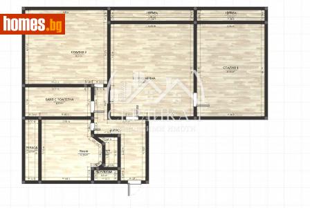 Тристаен, 89m² - Апартамент за продажба - 114682788