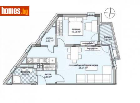Двустаен, 82m² - Апартамент за продажба - 114688208