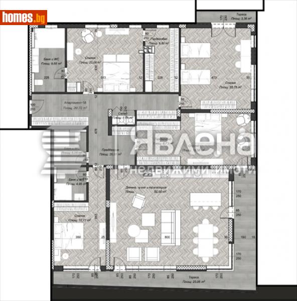 Многостаен, 309m² -  Център, София - Апартамент за продажба - ЯВЛЕНА - 114689239