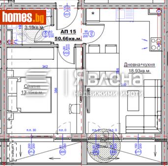 Двустаен, 58m² - Апартамент за продажба - 114689261