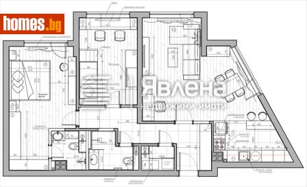 Тристаен, 126m² - Апартамент за продажба - 114689274