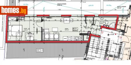 Двустаен, 66m² - Апартамент за продажба - 114695564