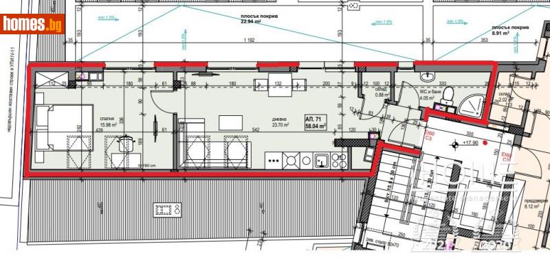 Двустаен, 66m² - Жк. Банишора, София - Апартамент за продажба - IHOME Real Estate - 114695564