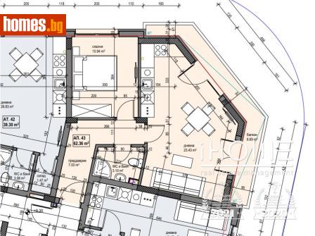 Двустаен, 73m² - Апартамент за продажба - 114695568