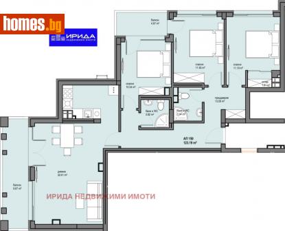 Четиристаен, 144m² - Апартамент за продажба - 114706346