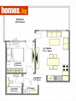Двустаен, 99m² - Апартамент за продажба - 114709521