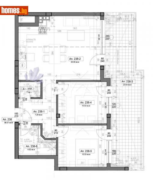 Тристаен, 116m² - Жк. Възраждане, Варна - Апартамент за продажба - РОЯЛС - 114709524
