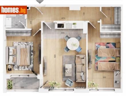 Тристаен, 100m² - Апартамент за продажба - 114717422