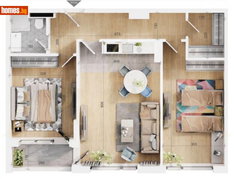 Тристаен, 100m² - Жк. Тракия, Пловдив - Апартамент за продажба - Армада Имоти - 114717422