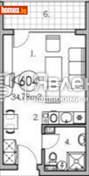 Едностаен, 40m² - Гр.Свети Влас, Бургас - Апартамент за продажба - ЯВЛЕНА - 114724528