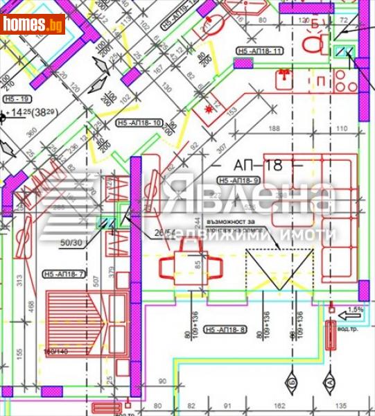 Двустаен, 74m² - Жк. Меден Рудник, Бургас - Апартамент за продажба - ЯВЛЕНА - 114729492