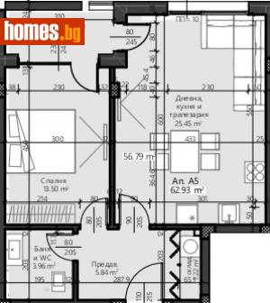 Двустаен, 73m² - Апартамент за продажба - 114729912
