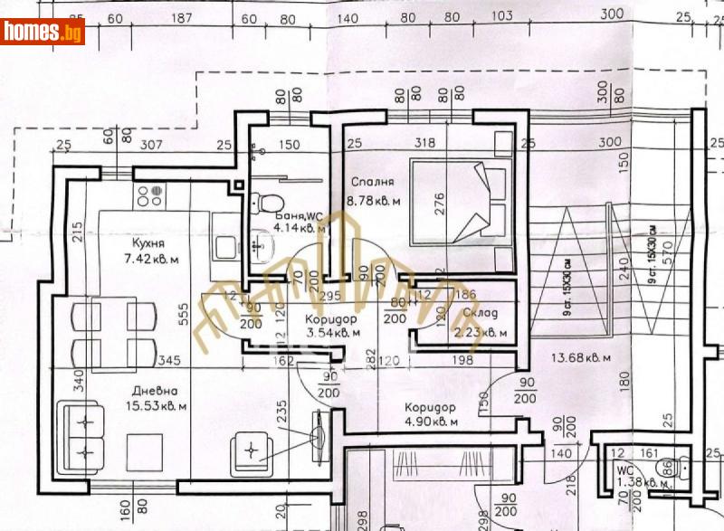 Двустаен, 55m² -  Център, Велико Търново - Апартамент за продажба - Tsar Estates - 114730160