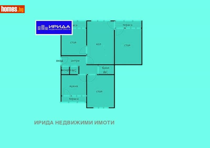 Тристаен, 84m² - Жк. Младост 3, София - Апартамент за продажба - Ирида - 114736390