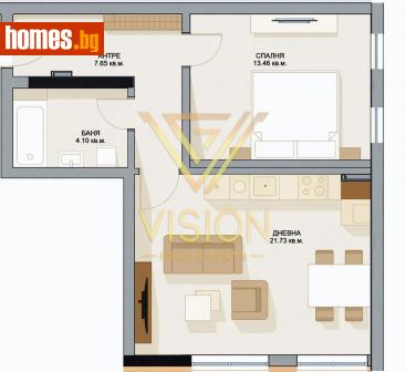 Двустаен, 67m² - Апартамент за продажба - 114741514