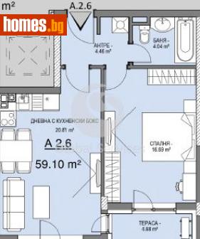 Двустаен, 71m² - Апартамент за продажба - 114741671