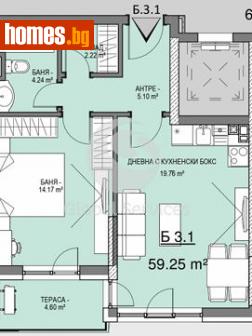 Двустаен, 68m² - Апартамент за продажба - 114741672