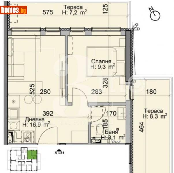 Двустаен, 65m² - Кв. Модерно Предградие, София - Апартамент за продажба - 3mo офис Амалтея - 114742223
