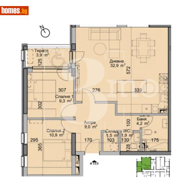 Тристаен, 102m² - Кв. Модерно Предградие, София - Апартамент за продажба - 3mo офис Амалтея - 114742227