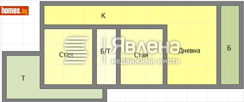 Тристаен, 96m² - Кв. Бриз, Варна - Апартамент за продажба - ЯВЛЕНА - 114744319